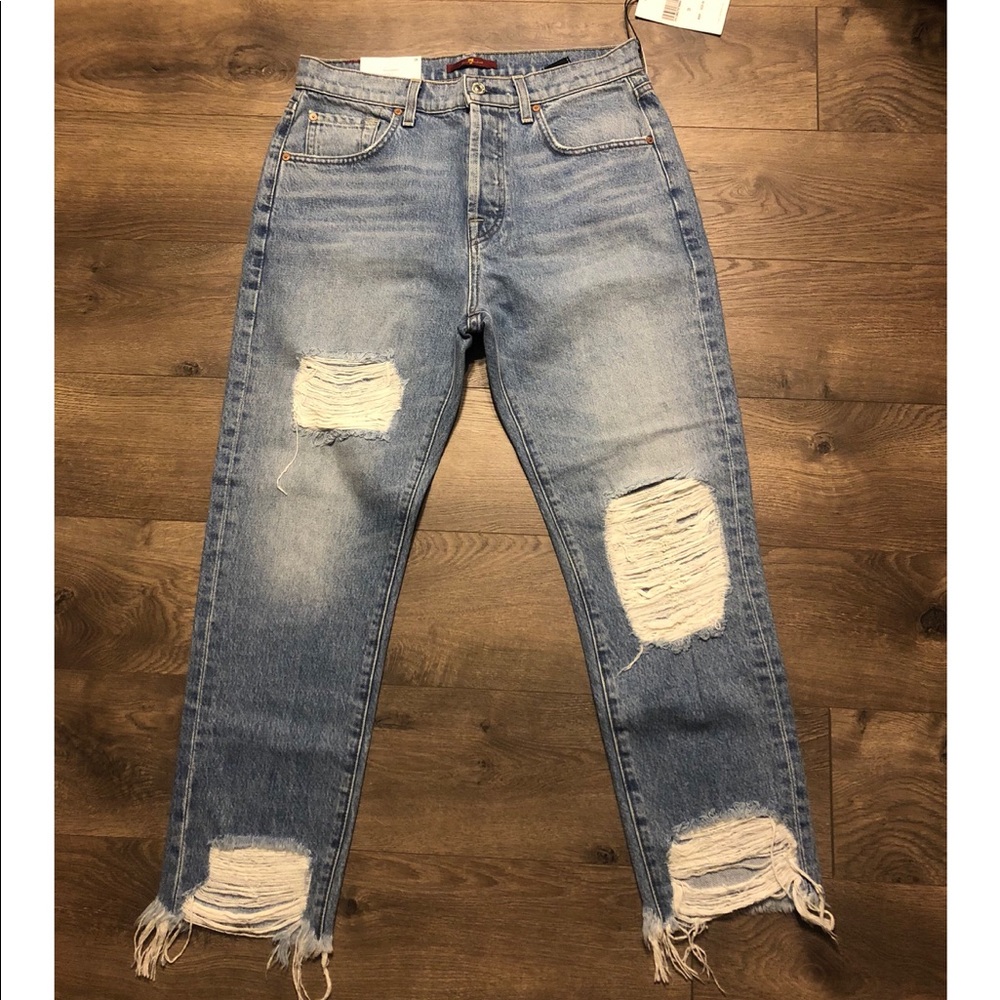 NWT 7FORALLMANKIND Josephina Boyfriend Jeans
